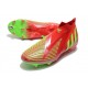 Scarpe Calcio adidas Predator Edge+ FG Rosso Verde