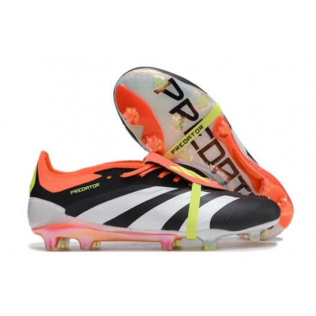 adidas Predator FT Elite FG Nero Core Bianco Rosso Solare