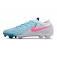 Nike Phantom Luna Elite 2 L FG Bianco Blu Rosa