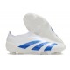 Scarpa adidas Predator Elite Senza Lacci FG Bianco Blu