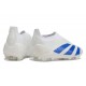 Scarpa adidas Predator Elite Senza Lacci FG Bianco Blu