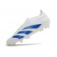 Scarpa adidas Predator Elite Senza Lacci FG Bianco Blu