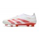 Scarpa adidas Predator Elite Senza Lacci FG Bianco Rosso