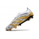 Scarpa adidas Predator Elite Senza Lacci FG Oro Bianco Grigio