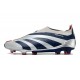 Scarpa adidas Predator Elite Senza Lacci FG Argento Nero Rosso