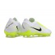 Nike Phantom GX 2 Elite FG Bianco Nero Giallo