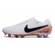 Nike Tiempo Legend 10 Elite FG Bianco Nero Arancione