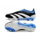 Scarpa adidas Predator Elite Senza Lacci FG Nero Bianco Blu