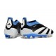 Scarpa adidas Predator Elite Senza Lacci FG Nero Bianco Blu