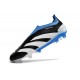 Scarpa adidas Predator Elite Senza Lacci FG Nero Bianco Blu