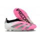 Scarpa adidas Predator Elite Senza Lacci FG Rosa Bianco Nero