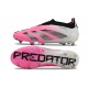 Scarpa adidas Predator Elite Senza Lacci FG Rosa Bianco Nero