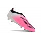 Scarpa adidas Predator Elite Senza Lacci FG Rosa Bianco Nero