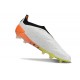 Scarpa adidas Predator Elite Senza Lacci FG Bianco Nero Arancione