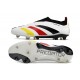 Scarpa adidas Predator Elite Senza Lacci FG Bianco Nero Rosso Giallo