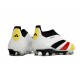 Scarpa adidas Predator Elite Senza Lacci FG Bianco Nero Rosso Giallo