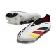 Scarpa adidas Predator Elite Senza Lacci FG Bianco Nero Rosso Giallo