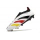 Scarpa adidas Predator Elite Senza Lacci FG Bianco Nero Rosso Giallo