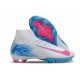 Nike Air Zoom Mercurial Superfly 10 Elite FG Bianco Blu Rosa