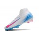 Nike Air Zoom Mercurial Superfly 10 Elite FG Bianco Blu Rosa