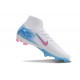 Nike Air Zoom Mercurial Superfly 10 Elite FG Bianco Blu Rosa