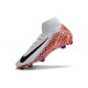 Nike Air Zoom Mercurial Superfly 10 Elite FG Bianco Nero Arancio