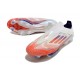 adidas F50+ Senza Lacci FG Ftwr Bianco Rosso Solare Blu Lucido