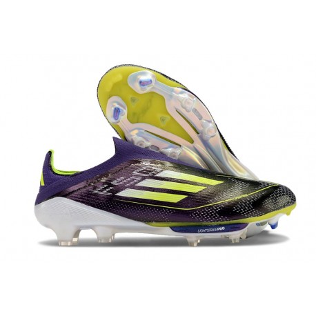 adidas F50+ Senza Lacci FG Unity Viola Bianco Limone Lucido