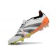 adidas Predator Tongue Elite FG Bianco Nero Arancione