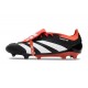 adidas Predator Tongue Elite FG Nero Core Bianco Rosso Solare