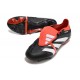 adidas Predator Tongue Elite FG Nero Core Bianco Rosso Solare