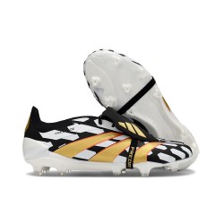 adidas Predator Tongue Elite FG Nero Bianco Oro