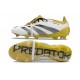 adidas Predator Tongue Elite FG Bianco Oro Argento