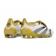 adidas Predator Tongue Elite FG Bianco Oro Argento