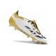 adidas Predator Tongue Elite FG Bianco Oro Argento