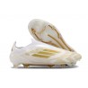 Scarpe adidas F50 Elite Laceless FG Ftwr Bianco Oro Met Ftwr Bianco