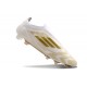 Scarpe adidas F50 Elite Laceless FG Ftwr Bianco Oro Met Ftwr Bianco