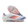 Scarpe adidas F50 Elite Laceless FG Ftwr Bianco Rosso Solare Blu Lucido