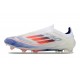 Scarpe adidas F50 Elite Laceless FG Ftwr Bianco Rosso Solare Blu Lucido