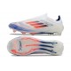 Scarpe adidas F50 Elite Laceless FG Ftwr Bianco Rosso Solare Blu Lucido