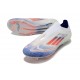 Scarpe adidas F50 Elite Laceless FG Ftwr Bianco Rosso Solare Blu Lucido