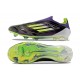 Scarpe adidas F50 Elite Laceless FG Unity Viola Bianco Limone Lucido