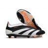 Scarpa adidas Predator Elite Senza Lacci FG Nero Bianco Arancione