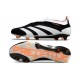 Scarpa adidas Predator Elite Senza Lacci FG Nero Bianco Arancione