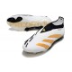 Scarpa adidas Predator Elite Senza Lacci FG Bianco Oro