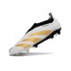 Scarpa adidas Predator Elite Senza Lacci FG Bianco Oro