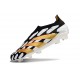 Scarpa adidas Predator Elite Senza Lacci FG Nero Bianco Oro