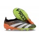 Scarpa adidas Predator Elite Senza Lacci FG Nero Bianco Arancione Verde