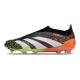 Scarpa adidas Predator Elite Senza Lacci FG Nero Bianco Arancione Verde