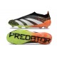 Scarpa adidas Predator Elite Senza Lacci FG Nero Bianco Arancione Verde